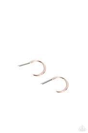 Paparazzi Accessories - Ultra Upmarket - Rose Gold Earrings