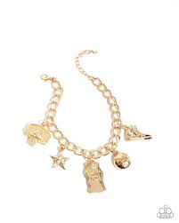 Paparazzi Accessories - Jersey Journey - Gold Bracelet