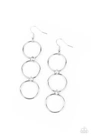 Paparazzi  Accessories - Refined Society - White Earrings