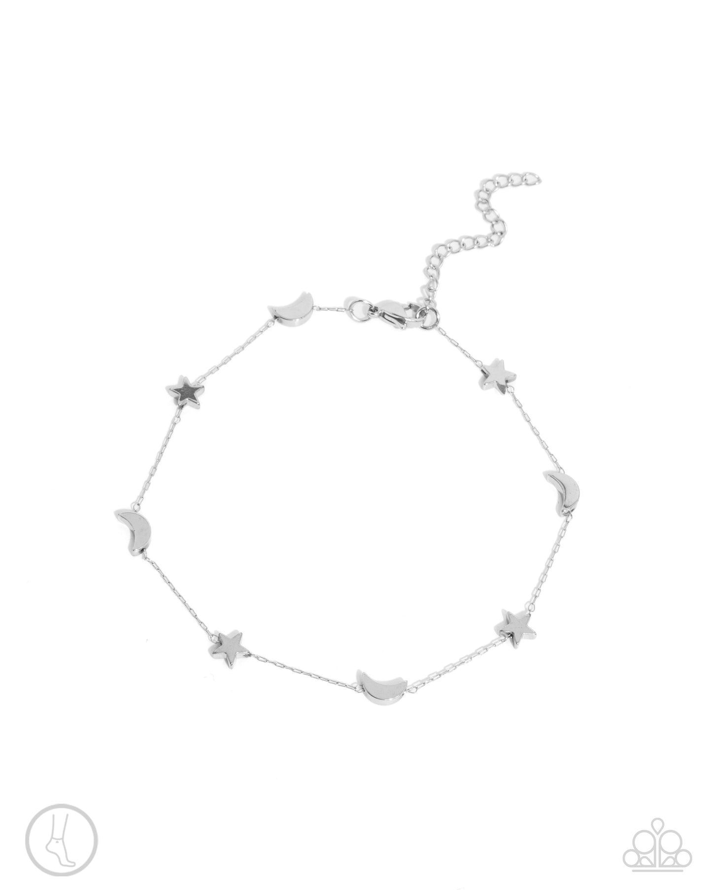 Paparazzi Accessories - Cosmic Craze - Silver Anklet