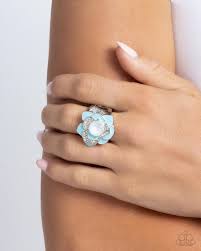 Paparazzi Accessories - Bridging Bling - Blue Ring