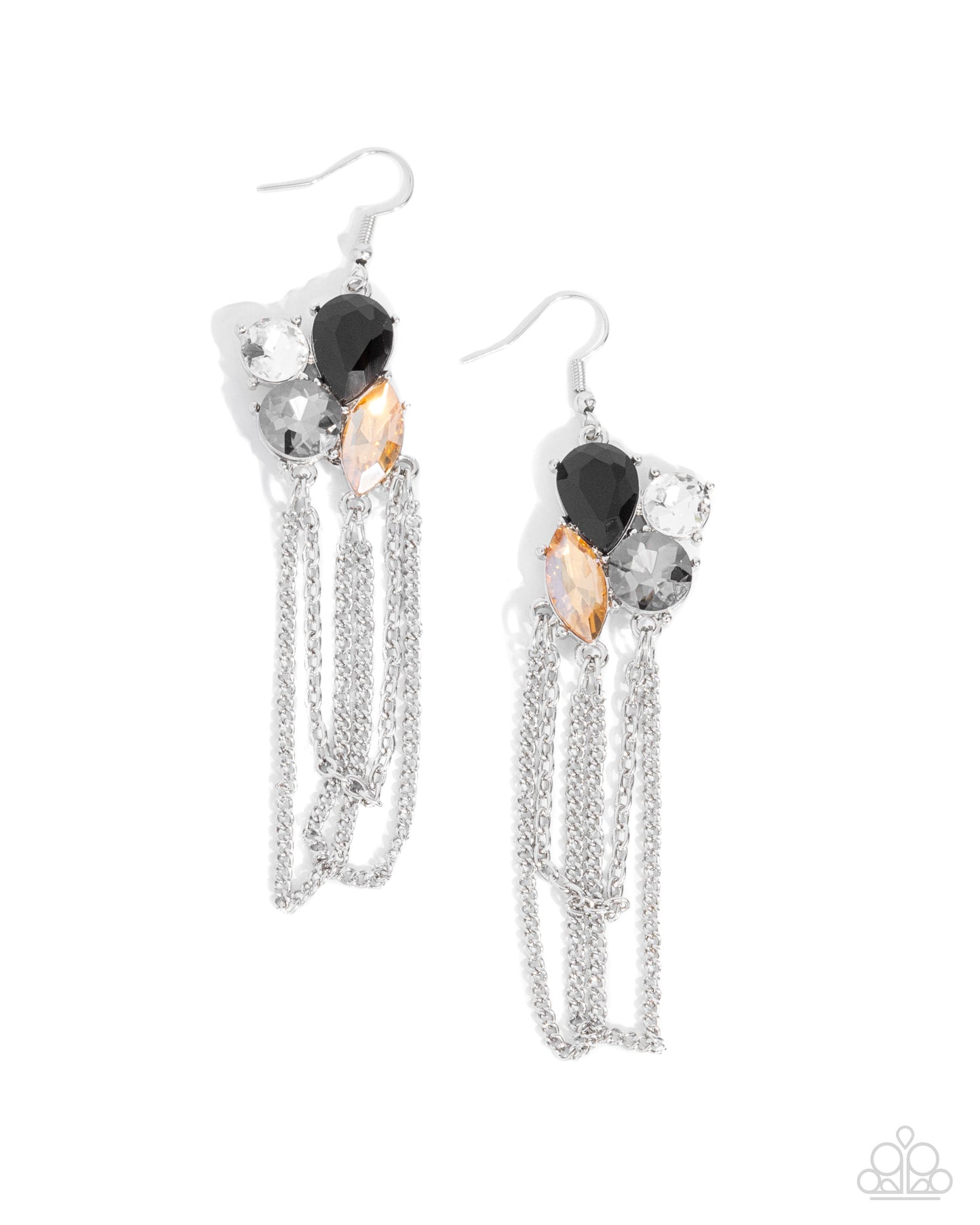 Paparazzi Accessories - Decadent Distance - Black Earrings