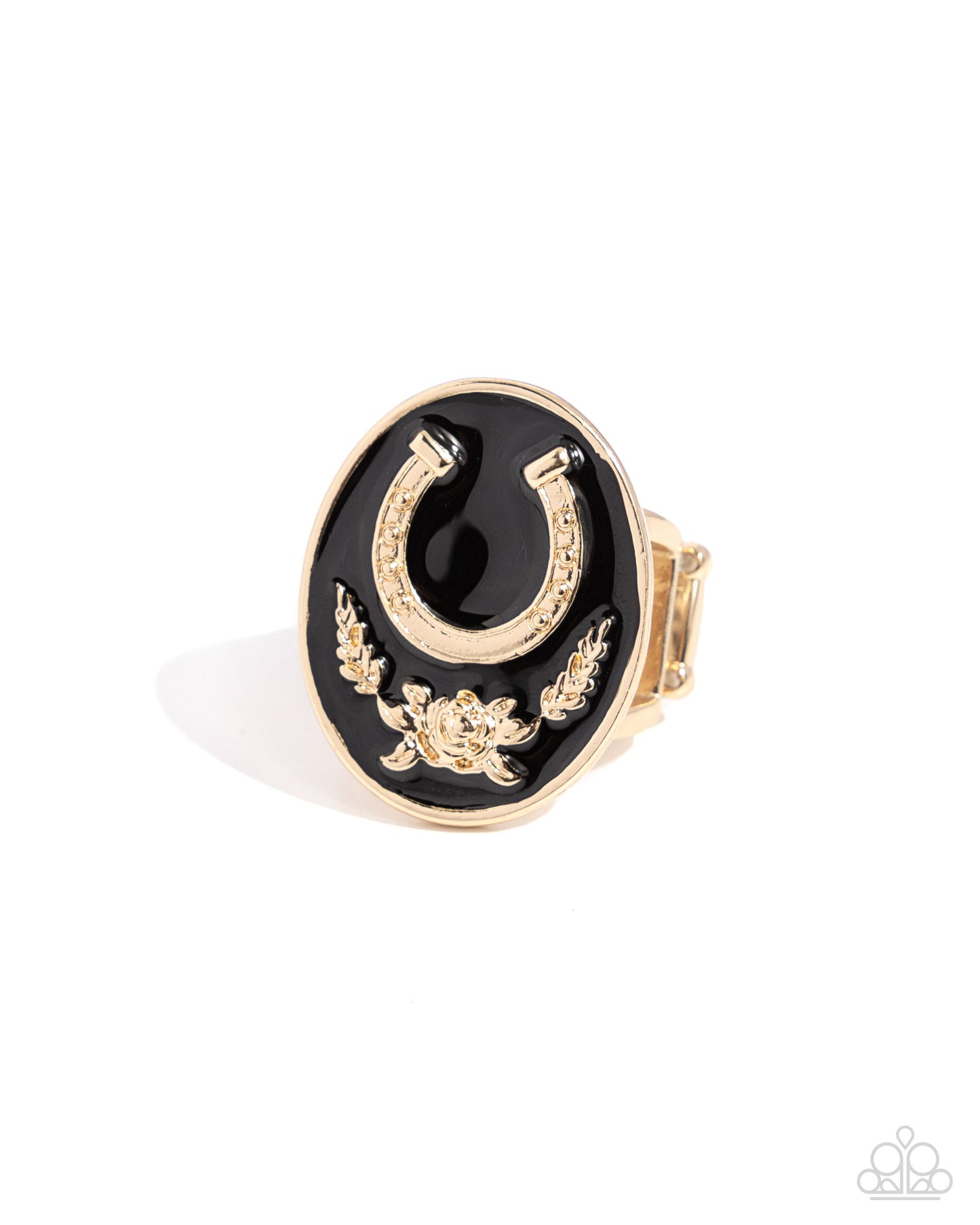 Paparazzi Accessories - Santa Fe Stallion - Black Ring