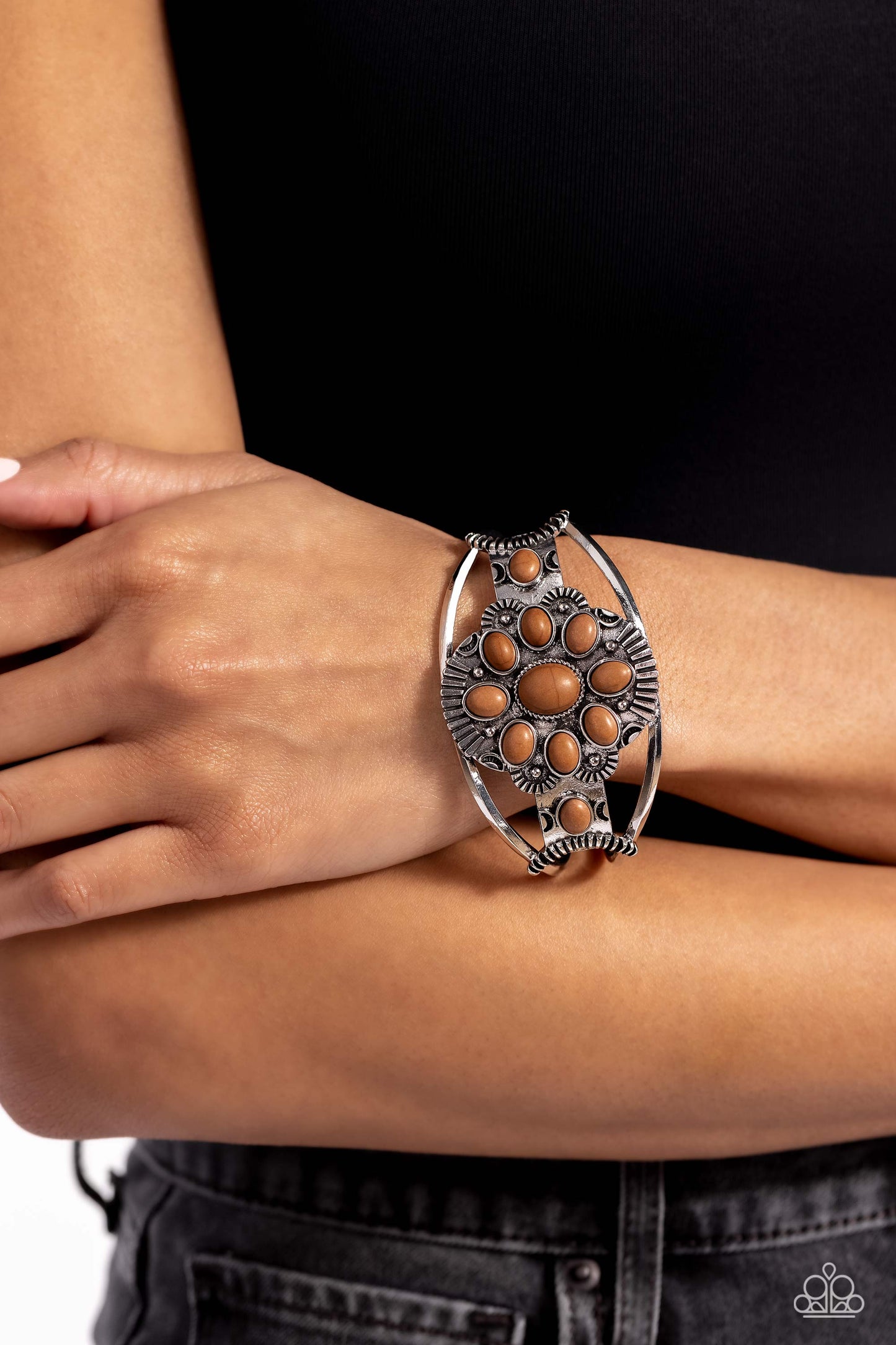 Paparazzi Accessories - Wistfully Western - Brown Bracelet