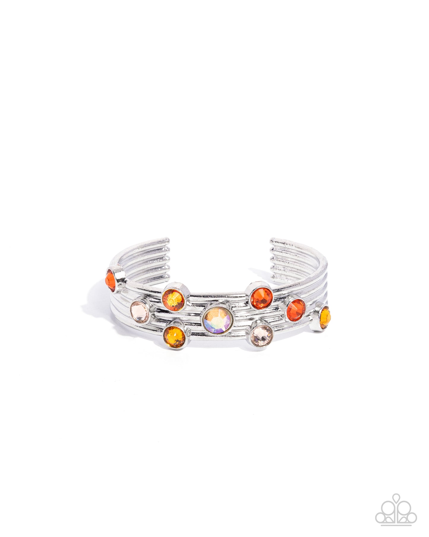 Paparazzi Accessories - Majestic Medallions - Orange Bracelet