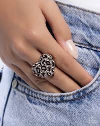 Paparazzi Accessories - Cheetah Cameo - Copper Ring