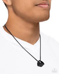 Paparazzi Accessories -City Chase - Black Necklace