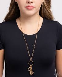 Paparazzi Accessories - Con Amore - Gold Necklace