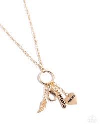 Paparazzi Accessories - Con Amore - Gold Necklace