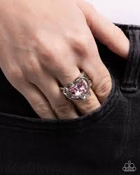 Paparazzi Accessories - Cutie Chemistry - Pink Ring