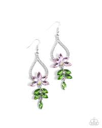 Paparazzi Accessories - Floral Fuss - Pink Earring