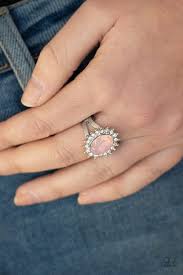 Paparazzi Accessories - Iridescently Illuminated - Pink Ring