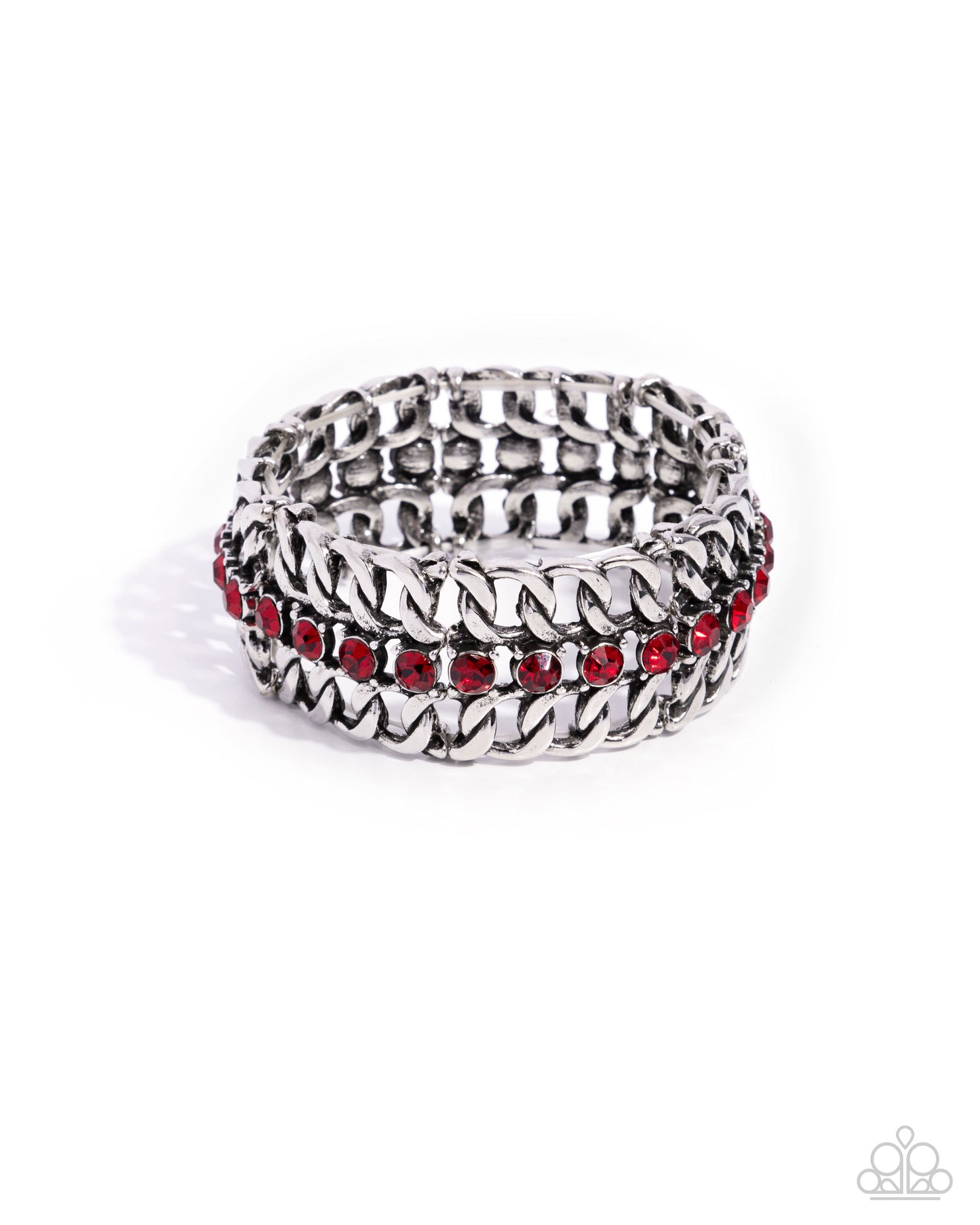 Paparazzi Accessories - Secure Shimmer - Red Bracelet