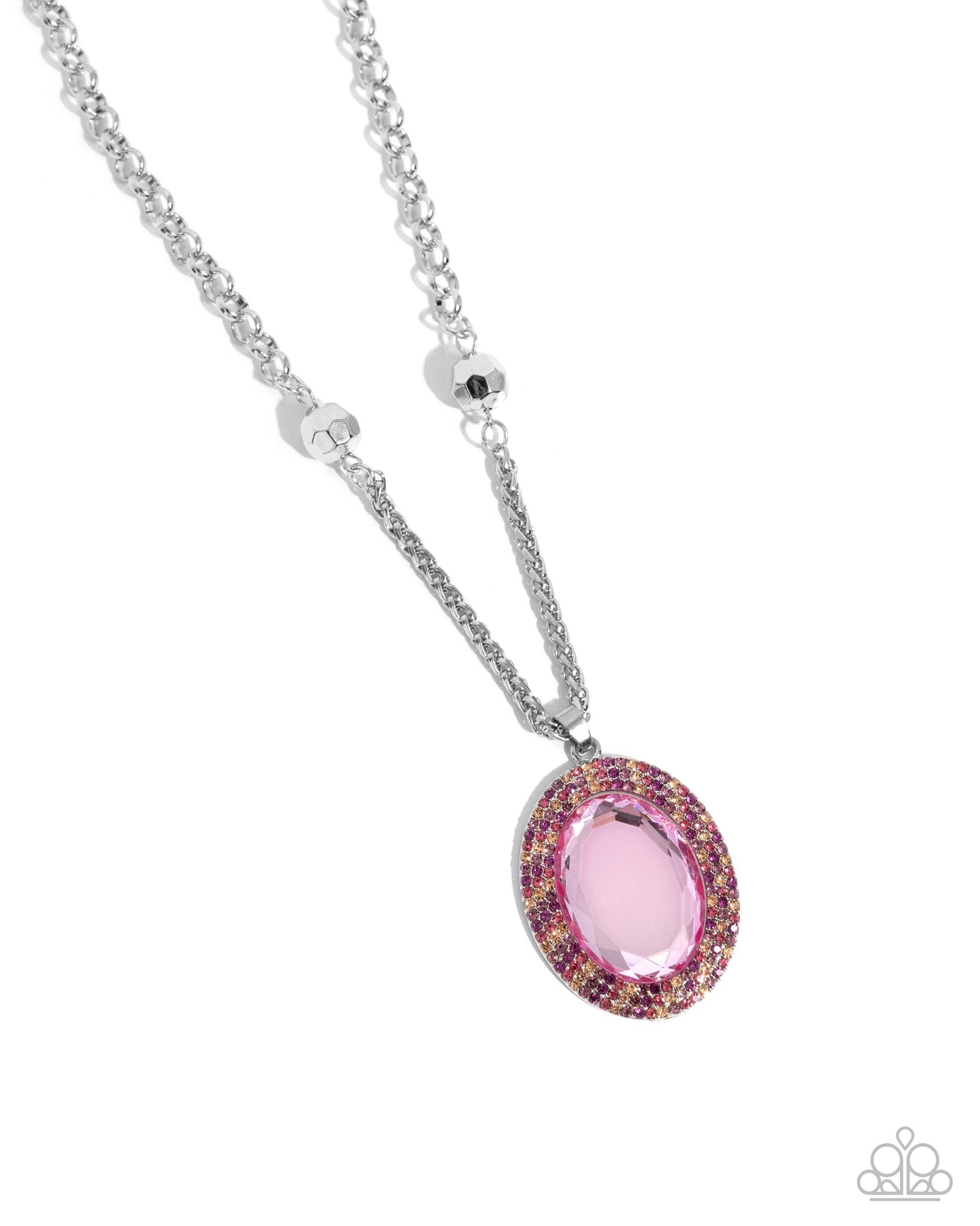 Paparazzi Accessories - Manufactured Majesty - Pink Necklace