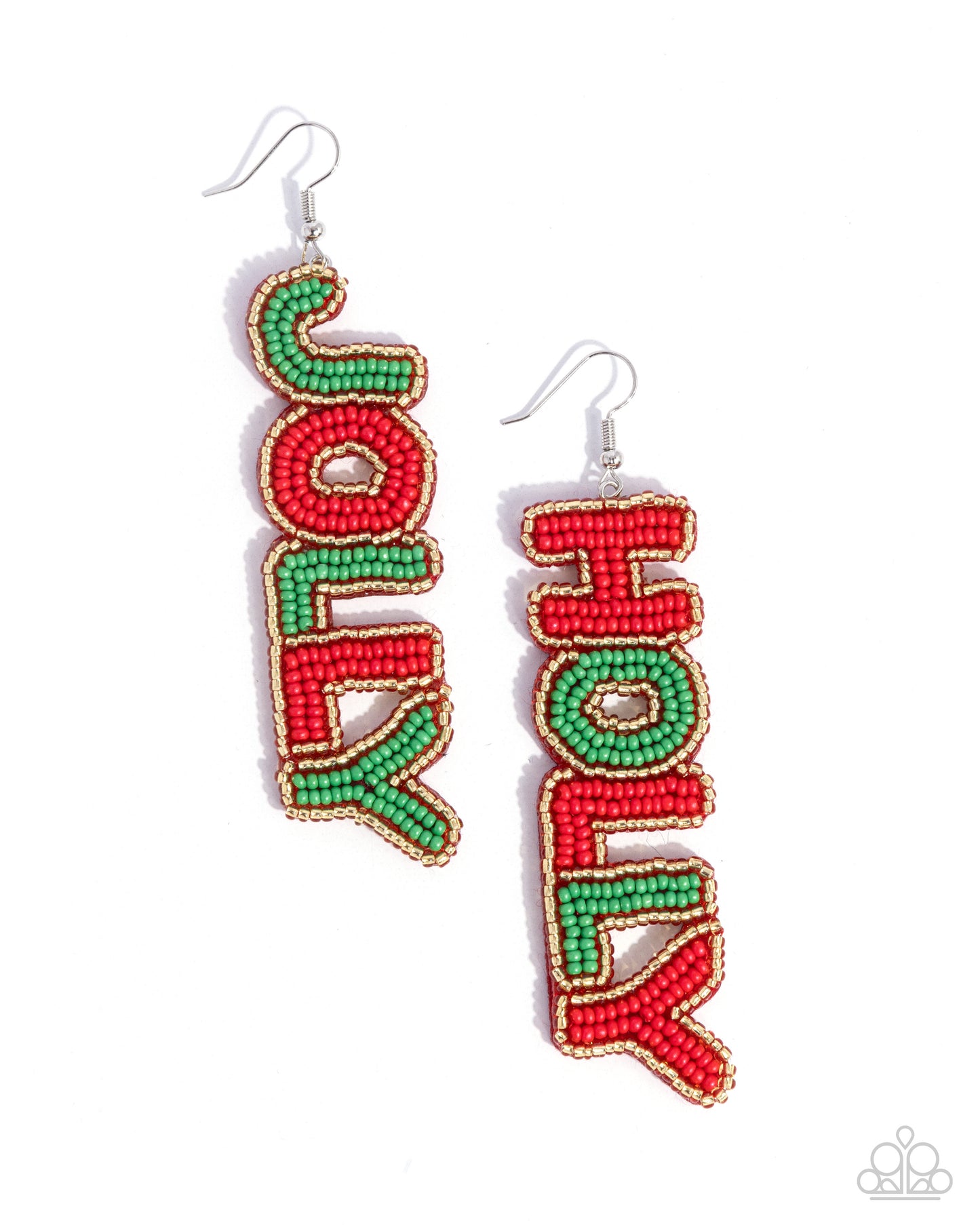 Paparazzi Accessories - Jolly Holiday - Christmas Earrings