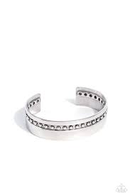 Paparazzi Accessories - Deco Dune - Silver Bracelet