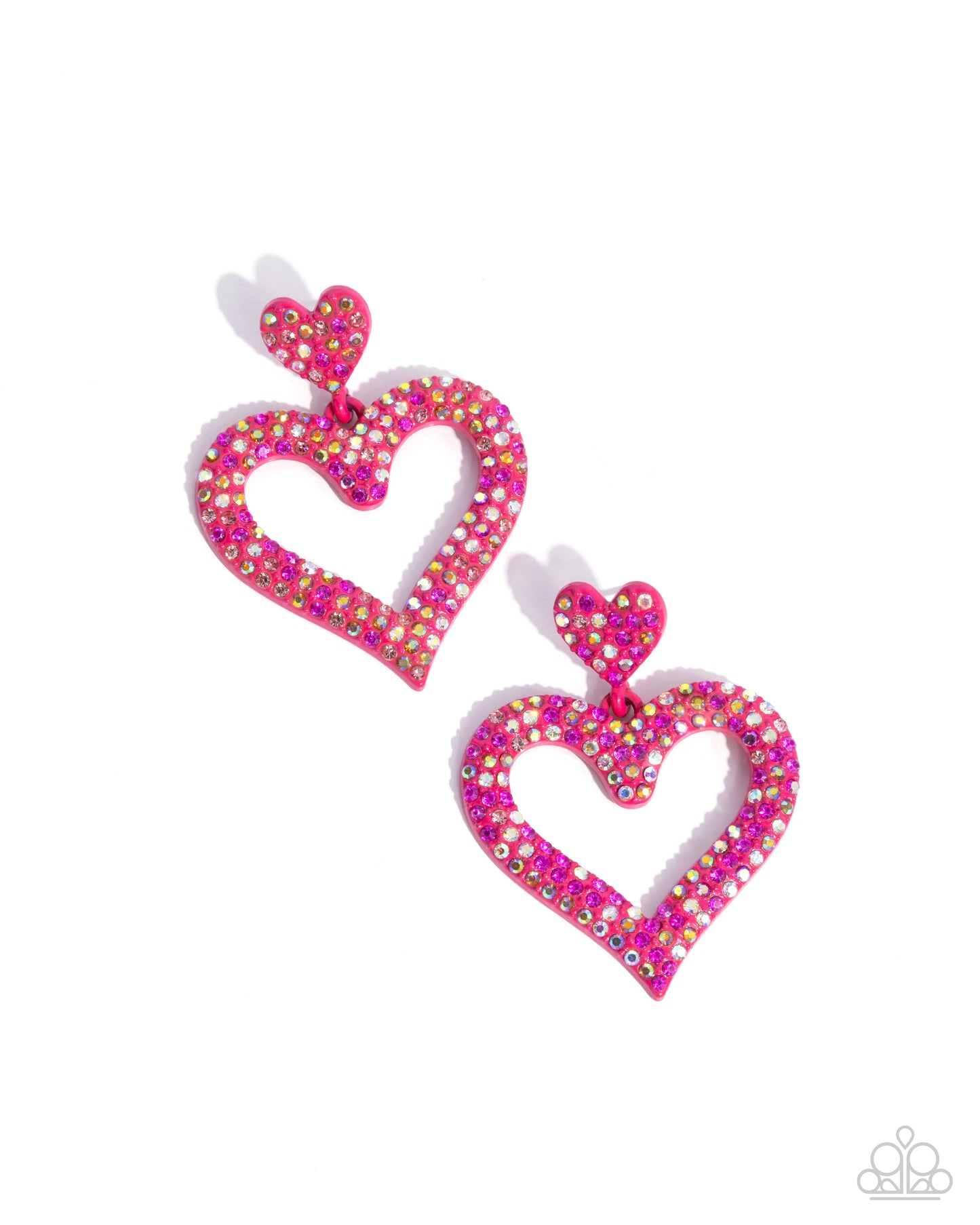 Paparazzi Accessories - Dazzling Deed - Pink Earrings