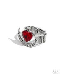 Paparazzi Accessories - Diva Dame - Red Ring