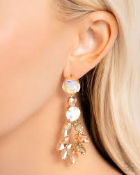 Paparazzi Accessories - Cascading Cache - Gold Earrings