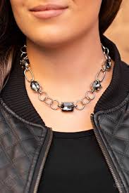 Paparazzi  Accessories - Urban District - Silver Necklace