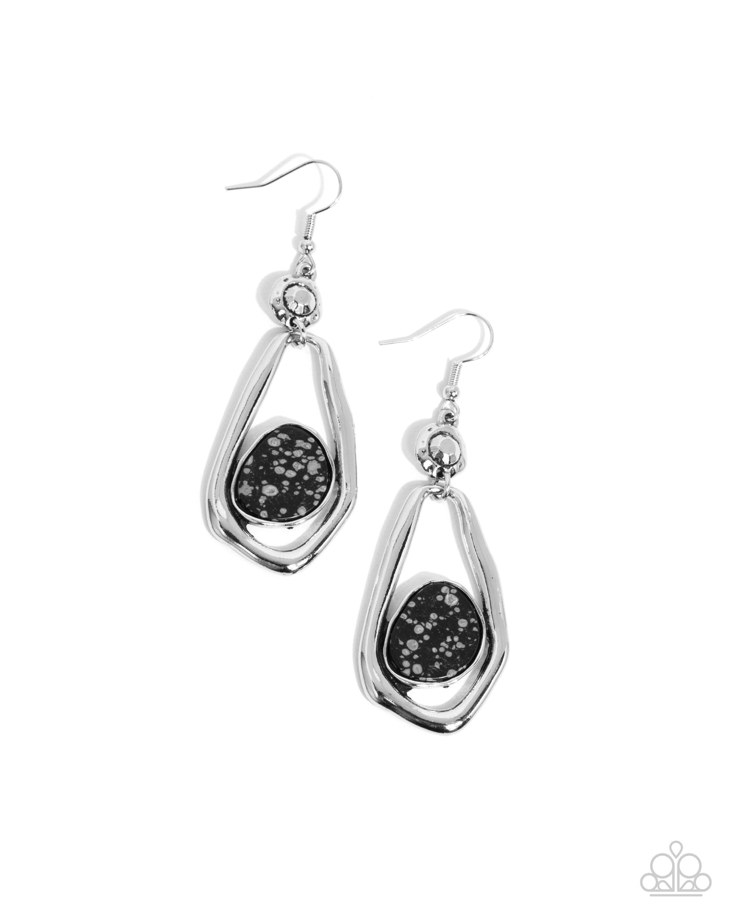 Paparazzi Accessories - Scouting Spirals - Black Earrings