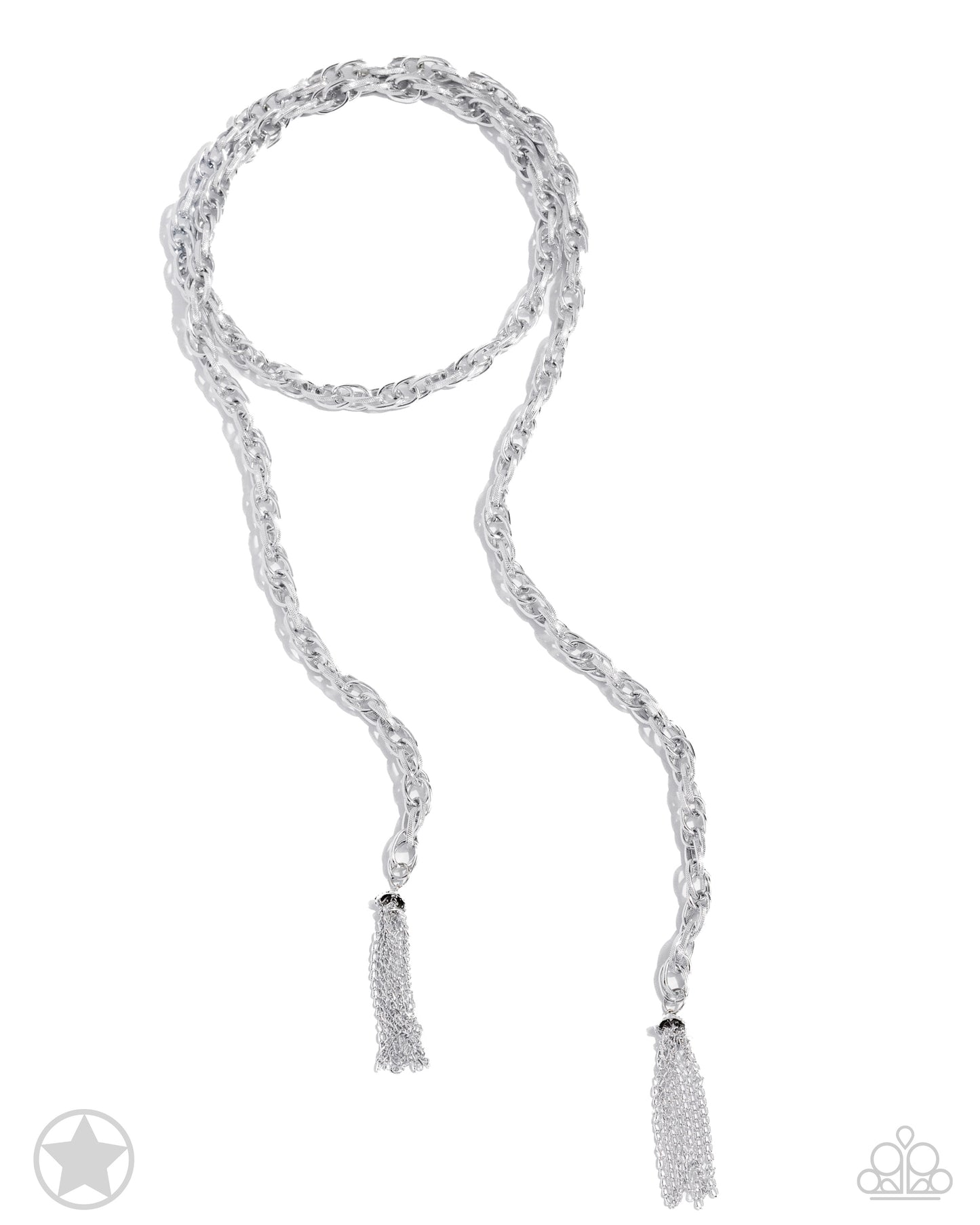 Paparazzi Accessories - SCARFed for Attention - Silver Necklace