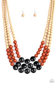 Paparazzi Accessories - Beach Bauble - Multi Colored Necklace