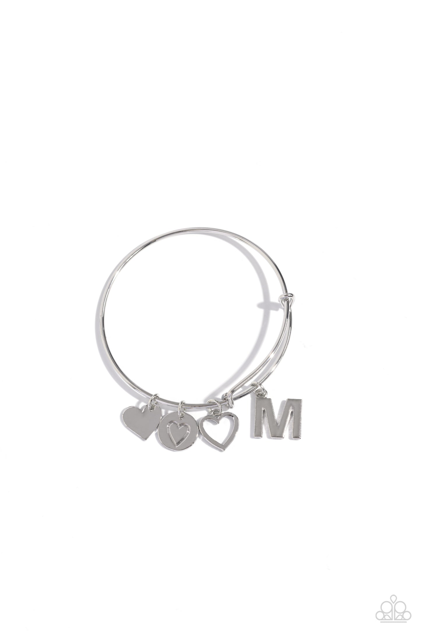 Paparazzi Accessories - Making It INITIAL - Silver Bracelet (M)