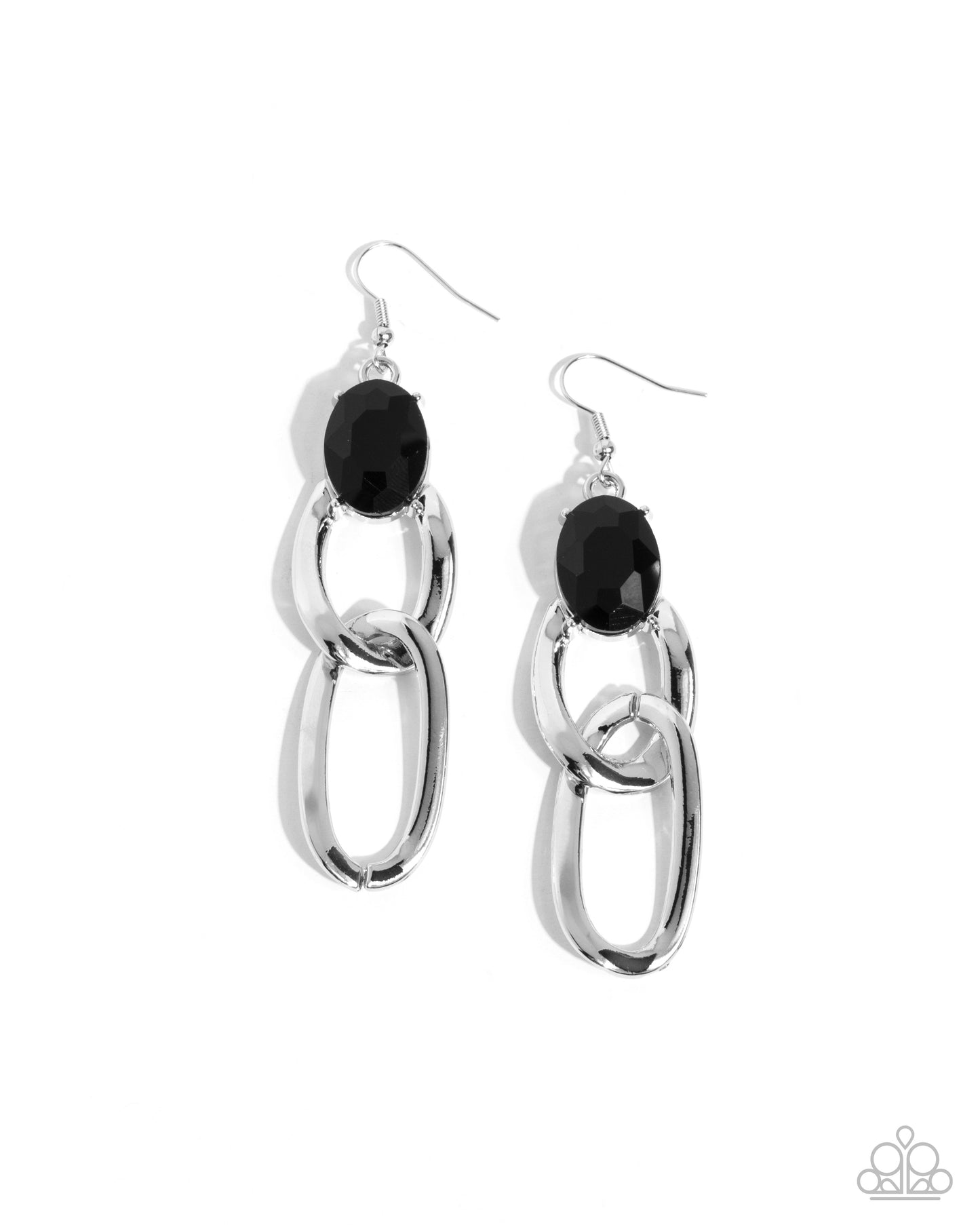 Paparazzi Accessories - Lavish Loyalty - Black Earrings