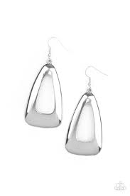 Paparazzi Accessories - Irresistibly Industrial - Silver Earrings