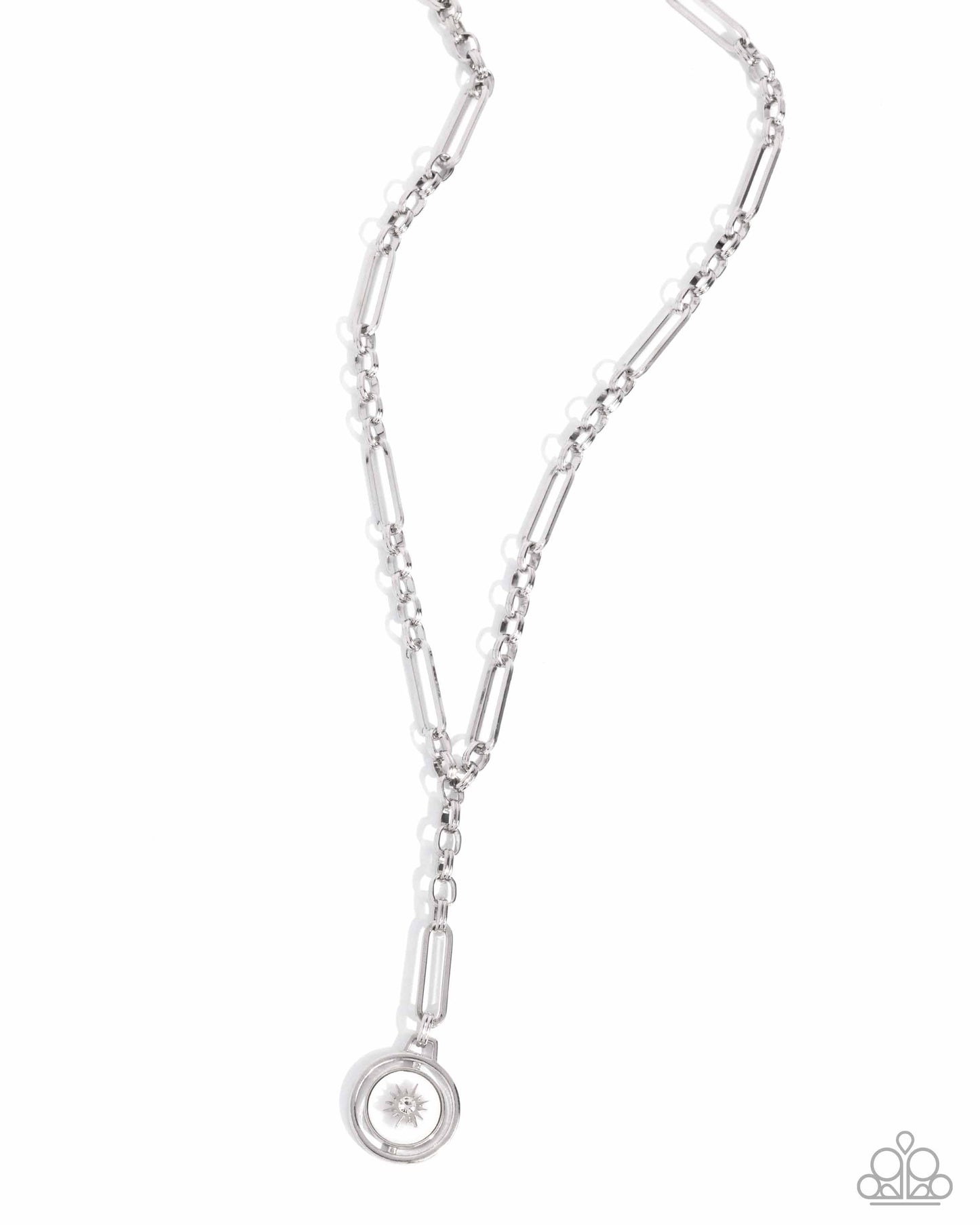 Paparazzi Accessories - Falling For A Shooting Star - White Necklace