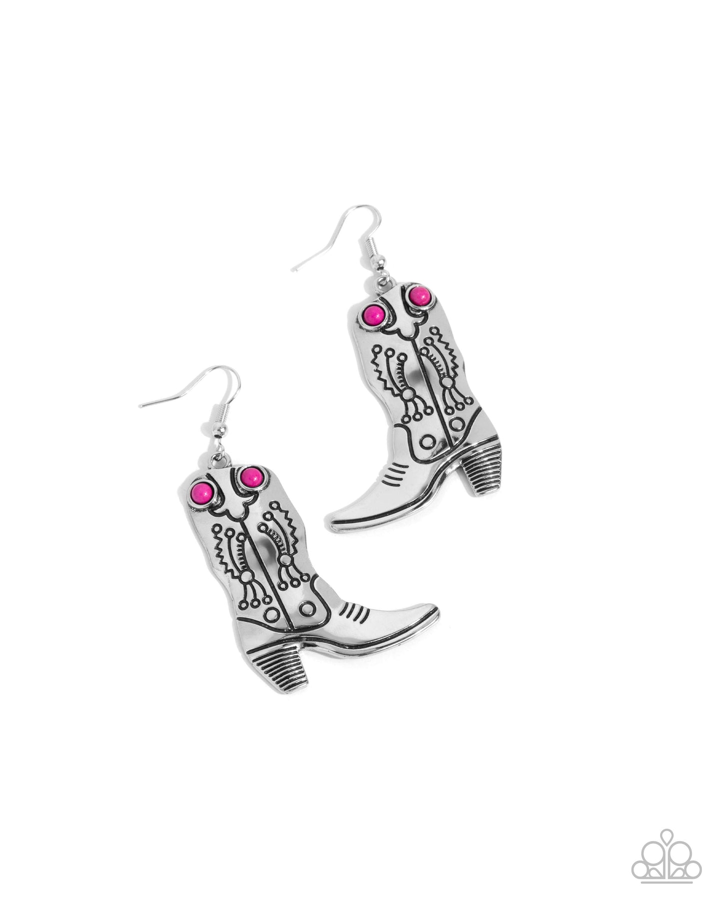 Paparazzi Accessories - Southern Belle of the Ball - Pink Earrings