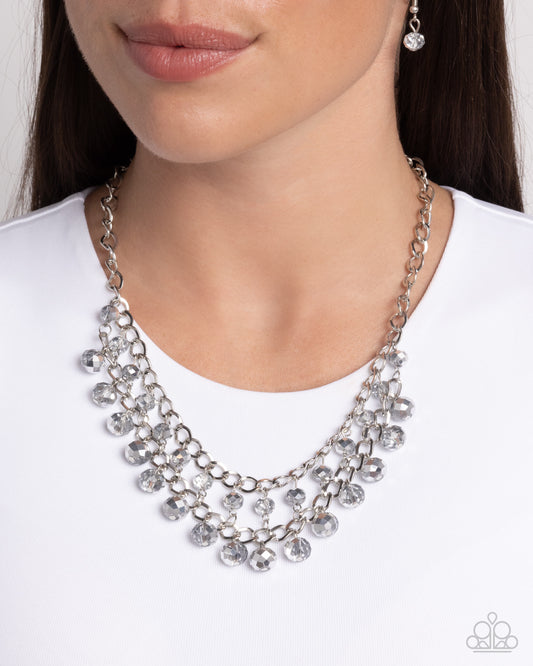 Paparazzi Accessories - Urban Palace - Silver Necklace