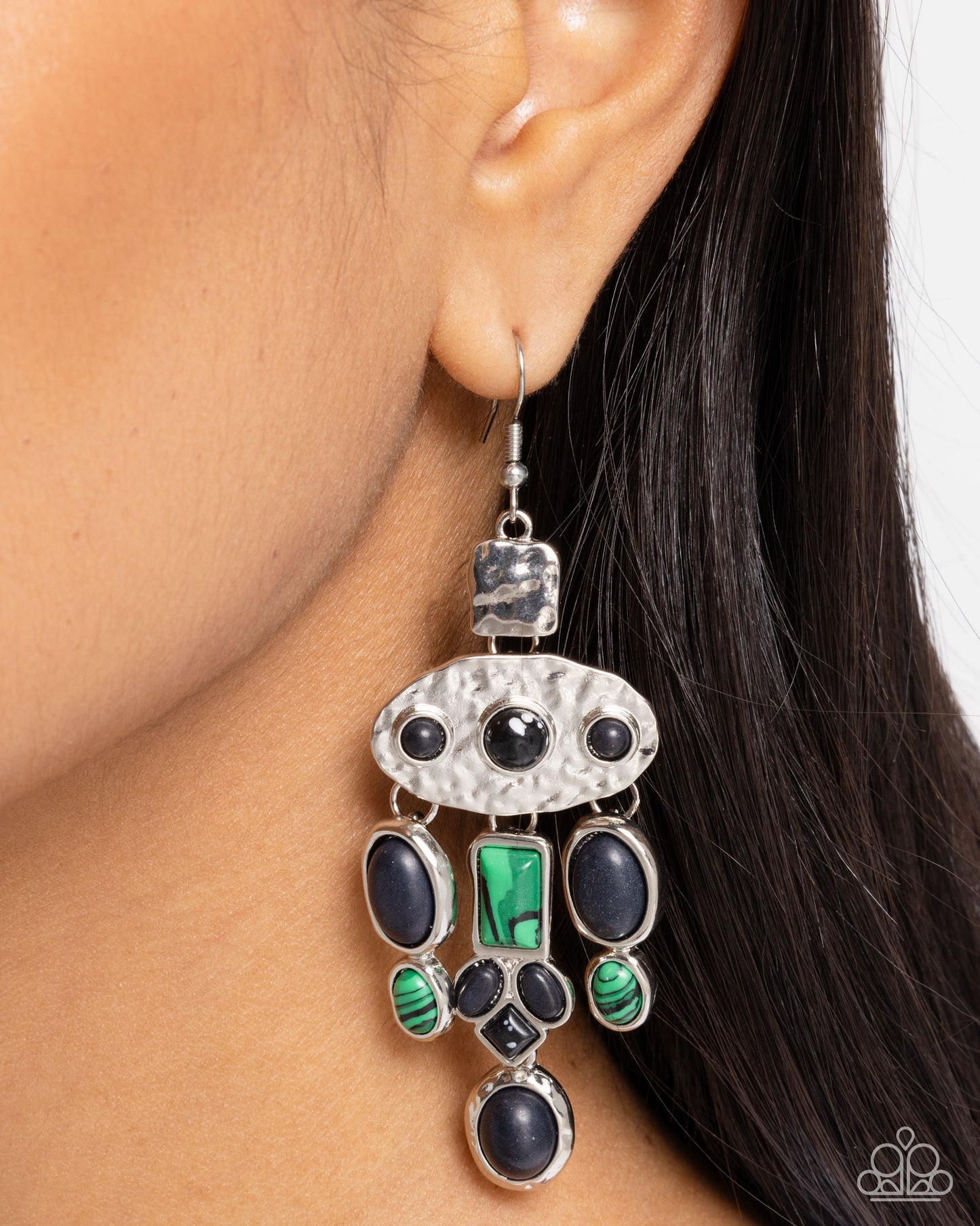 Paparazzi Accessories - Inspired Interval - Black Earrings