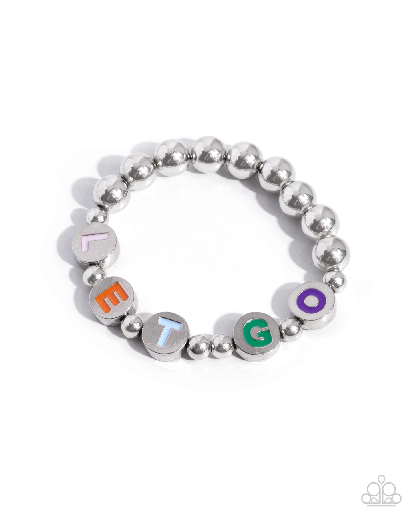 Paparazzi Accessories - Letting Go - Multi Colored Bracelet