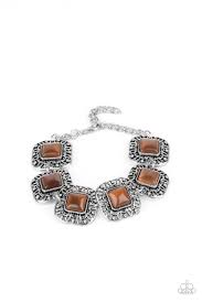 Paparazzi Accessories - Dreamy Destinations - Brown Bracelet