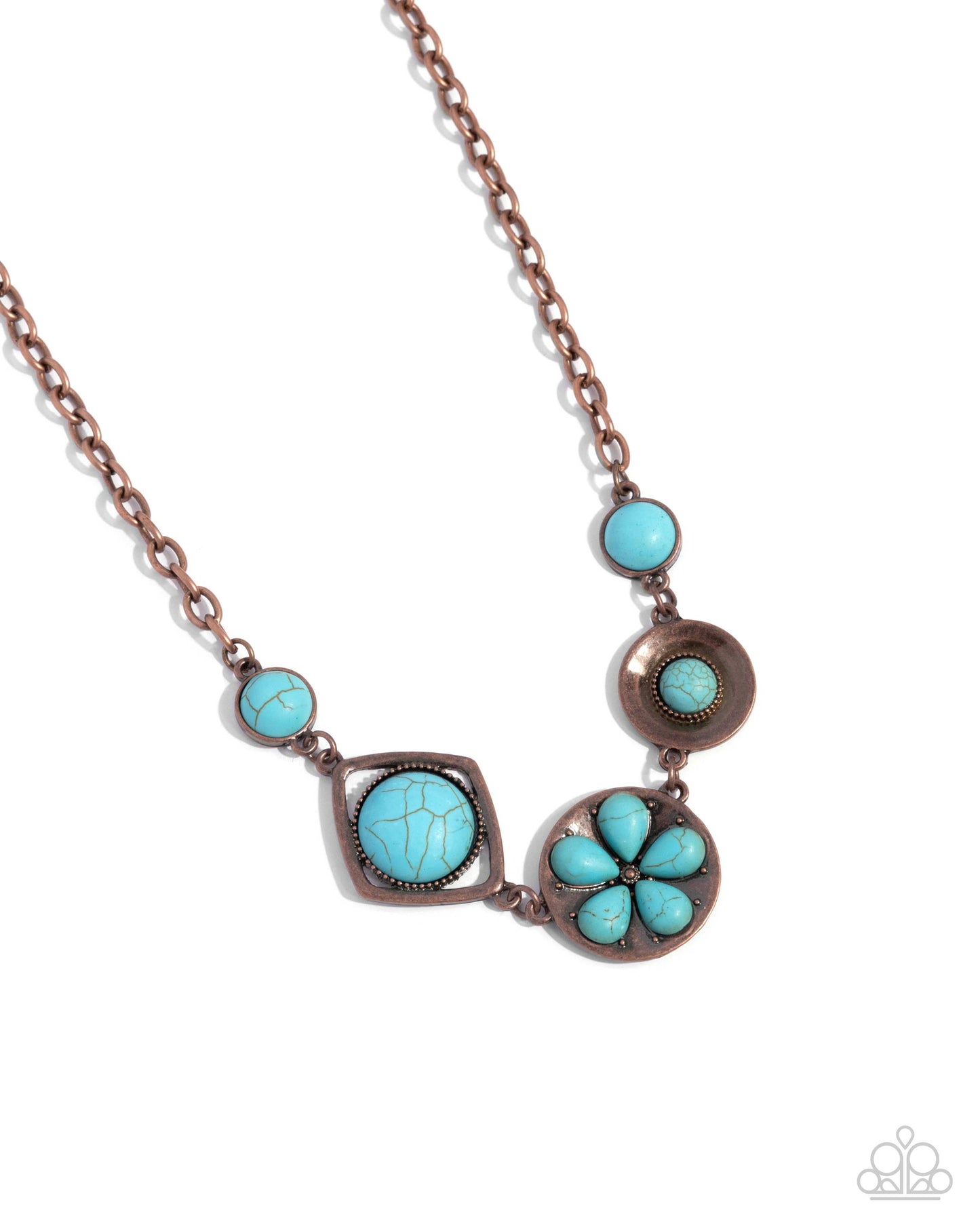 Paparazzi Accessories - Stony Someday - Blue Necklace