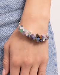 Paparazzi Accessories - Dainty Deconstruction - Multi Colored Bracelet