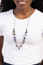 Paparazzi Accessories - Caribbean Charisma - Blue Necklace