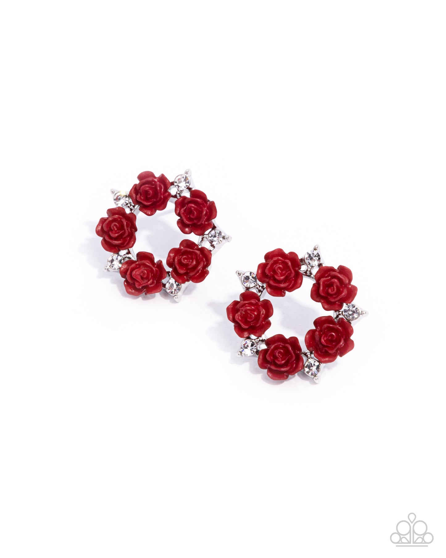 Paparazzi Accessories - Grace Personified - Red Earrings