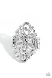 Paparazzi Accessories - Fantastically Floral - Silver Ring