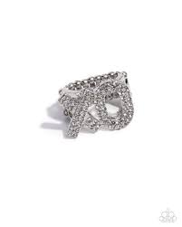 Paparazzi Accessories - French Kisses - White Ring