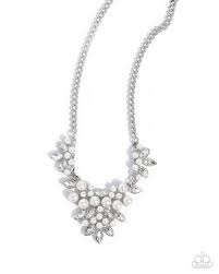 Paparazzi Accessories - Fresh Facets - White Necklace