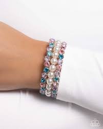 Paparazzi Accessories - Grandiose Glitz - Multi Bracelet