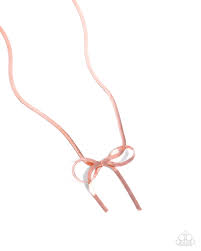 Paparazzi Accessories - Ladylike Legato - Copper Necklace