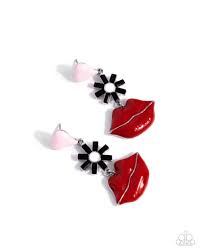 Paparazzi Accessories - Let Me Kiss You - Multi Earrings