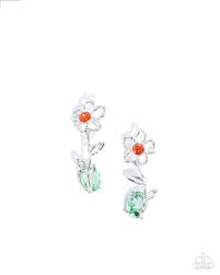 Paparazzi Accessories - Whimsical Welcome - Orange Earrings