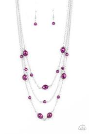 Paparazzi Accessories - Pearlicious Pop - Purple Necklace