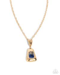 Paparazzi Accessories - Pendant Promise - Blue Necklace