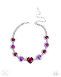 Paparazzi Accessories - Valentines Vibe - Pink Necklace